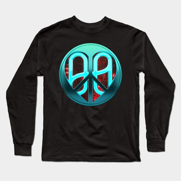 PeaceLoveHarmony.ONE 3D Logo Long Sleeve T-Shirt by Peace Love and Harmony